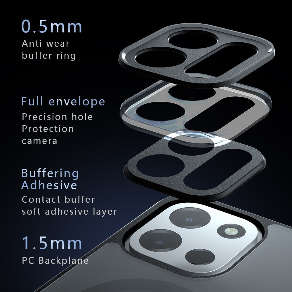 Magnetiskt skal för OnePlus Nord CE6 5G / Nord 6 5G / Turbo 6V 5G / Turbo 6 5G TPU + PC matt hud pekskärm mobilskal