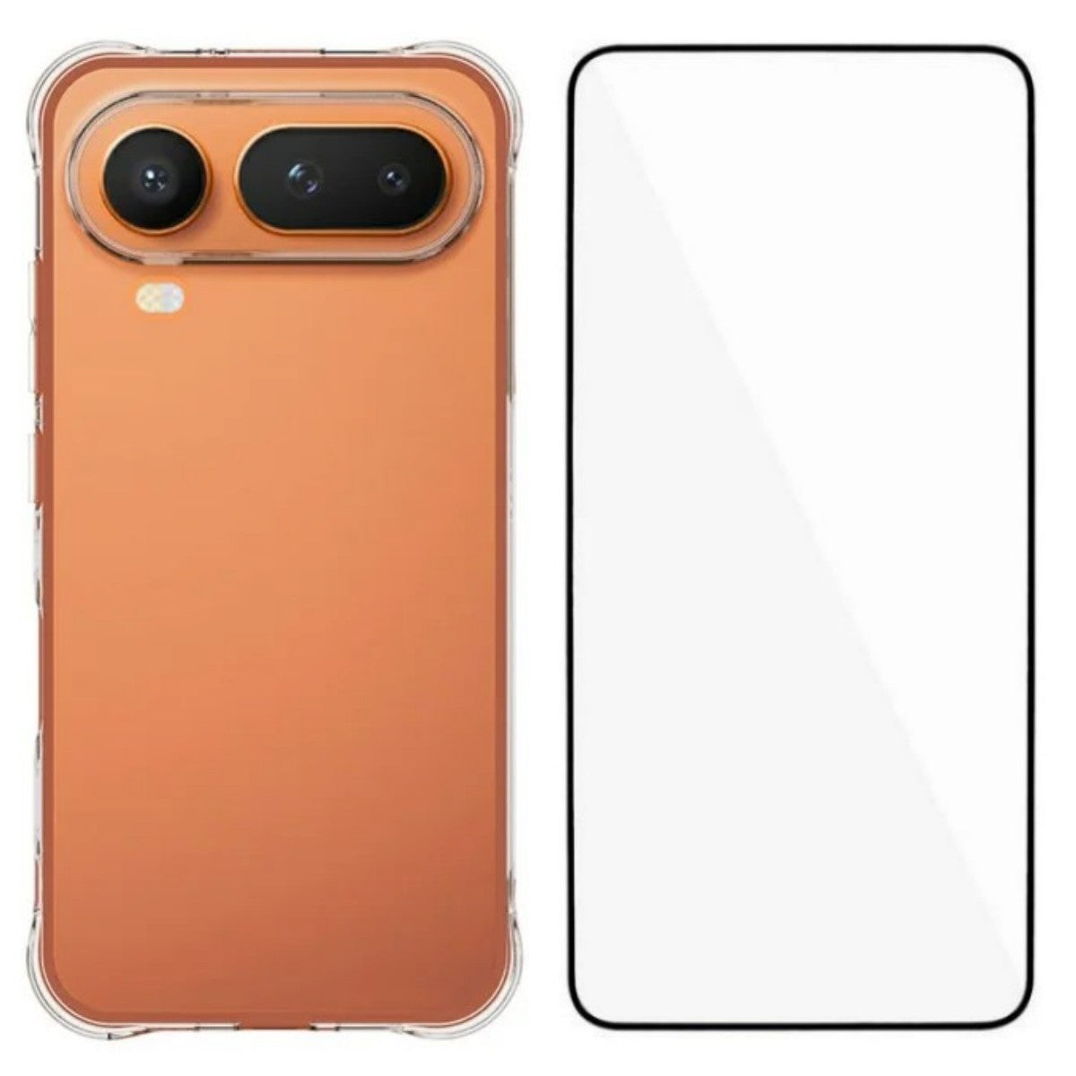 WANLONFENG For Honor Magic8 Pro Air 5G Case  WL Series 2.0mm TPU Phone Cover with Tempered Glass Film