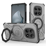 For Xiaomi Redmi Note 15 4G (Global) Magnetic Case Rotating Metal Kickstand Shockproof PC + TPU Phone Back Cover