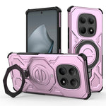 For Xiaomi Redmi Note 15 4G (Global) Magnetic Case Rotating Metal Kickstand Shockproof PC + TPU Phone Back Cover