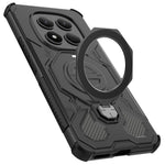 Xiaomi Redmi Note 15 Pro 4G (Global) Magnetiskt Skal Roterande Metallstöd Stötsäkert PC + TPU mobil Baksida