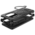 Xiaomi Redmi Note 15 Pro 4G (Global) Magnetiskt Skal Roterande Metallstöd Stötsäkert PC + TPU mobil Baksida