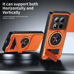 For Xiaomi Redmi Note 15 Pro 5G (Global) Magnetic Case Ring Holder Foldable Kickstand TPU PC Phone Cover with Camera Lens Slider