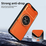 For Xiaomi Redmi Note 15 Pro 5G (Global) Magnetic Case Ring Holder Foldable Kickstand TPU PC Phone Cover with Camera Lens Slider
