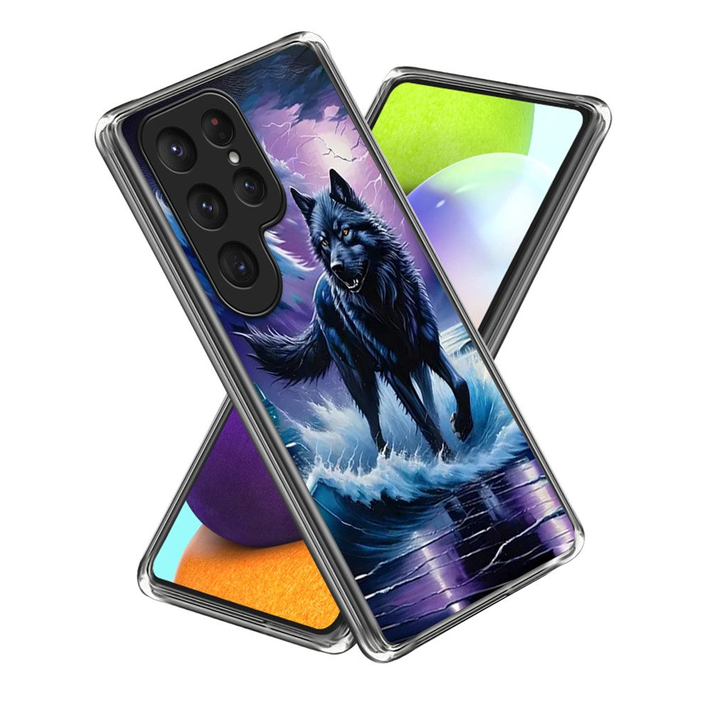 Samsung Galaxy S26 Ultra-skal IMD-mönster tryckt stötsäkert TPU-mobilskal
