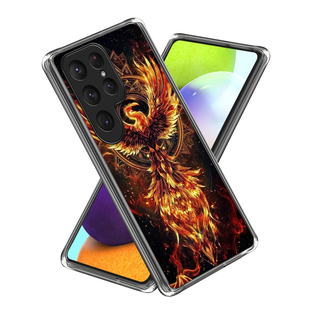 Samsung Galaxy S26 Ultra-skal IMD-mönster tryckt stötsäkert TPU-mobilskal