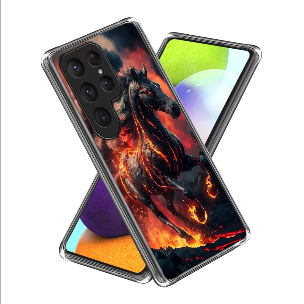 Samsung Galaxy S26 Ultra-skal IMD-mönster tryckt stötsäkert TPU-mobilskal
