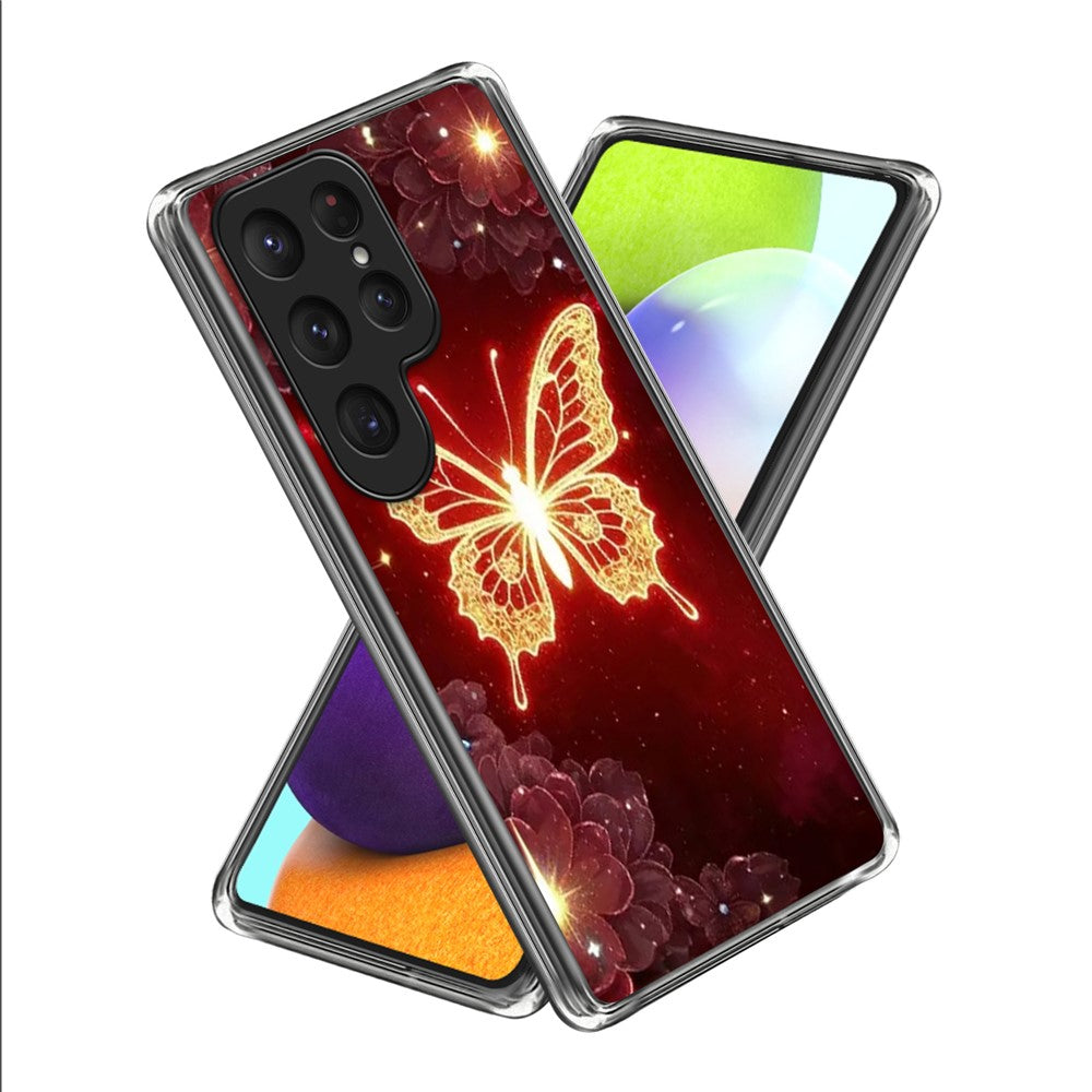 Samsung Galaxy S26 Ultra-skal IMD-mönster tryckt stötsäkert TPU-mobilskal