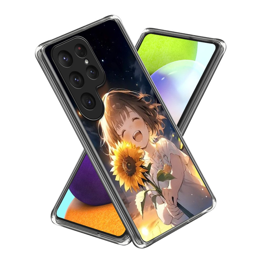 Samsung Galaxy S26 Ultra-skal IMD-mönster tryckt stötsäkert TPU-mobilskal