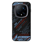 ABEEL For Honor Magic8 RSR Porsche Design 5G Magnetic Case Micro-Embossing 6D Printed PC TPU Aluminum Alloy Leather Phone Cover