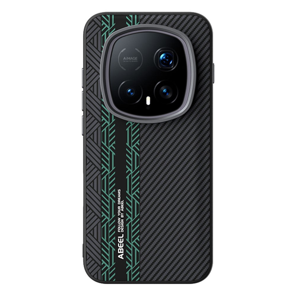 ABEEL Magnetiskt Skal För Honor Magic8 RSR Porsche Design 5G – PC + TPU + Aluminiumlegering + PU-läder – Slimmat mobilskal