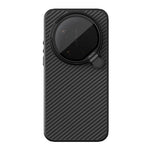 NILLKIN magnetisk cover til Xiaomi 17 Ultra 5G, TPU + aramidfiber, linsebeskyttelse og stativ