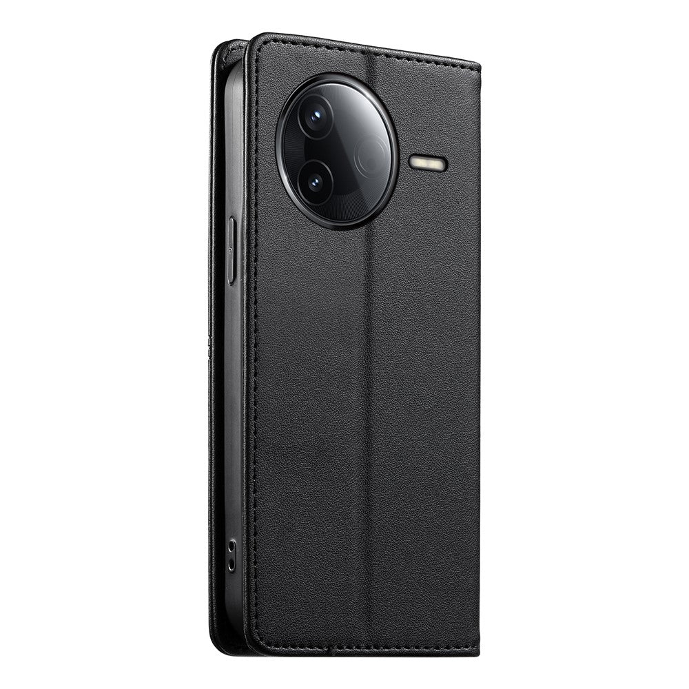 Wallet Stand Case For Xiaomi Redmi K80 5G  /  K80 Pro 5G  /  Poco F7 Pro 5G  /  F7 Ultra 5G Line Splicing TPU PU Leather Phone Cover