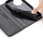 Wallet Stand Case For Xiaomi Redmi K80 5G  /  K80 Pro 5G  /  Poco F7 Pro 5G  /  F7 Ultra 5G Line Splicing TPU PU Leather Phone Cover