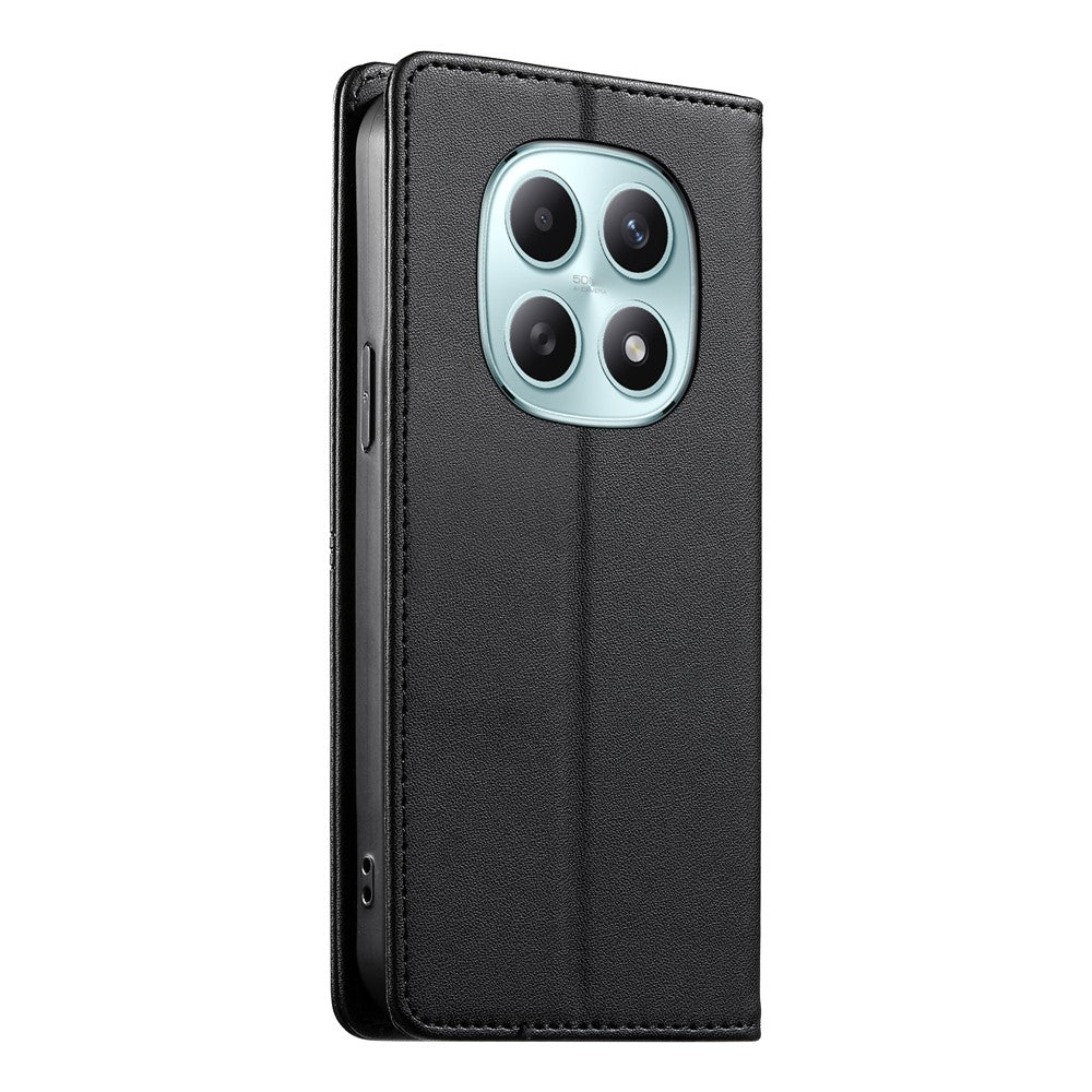 For Xiaomi Redmi Note 15 5G (Global)  /  Poco M8 5G Wallet Stand Case Line Splicing TPU PU Leather Phone Cover