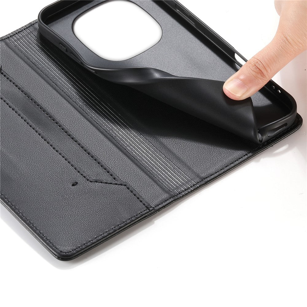 Xiaomi Redmi Note 15 5G (Global) / Poco M8 5G Plånboksfodral Line Splicing TPU PU-läder mobilskal