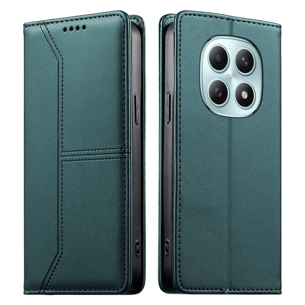Xiaomi Redmi Note 15 5G (Global) / Poco M8 5G Plånboksfodral Line Splicing TPU PU-läder mobilskal