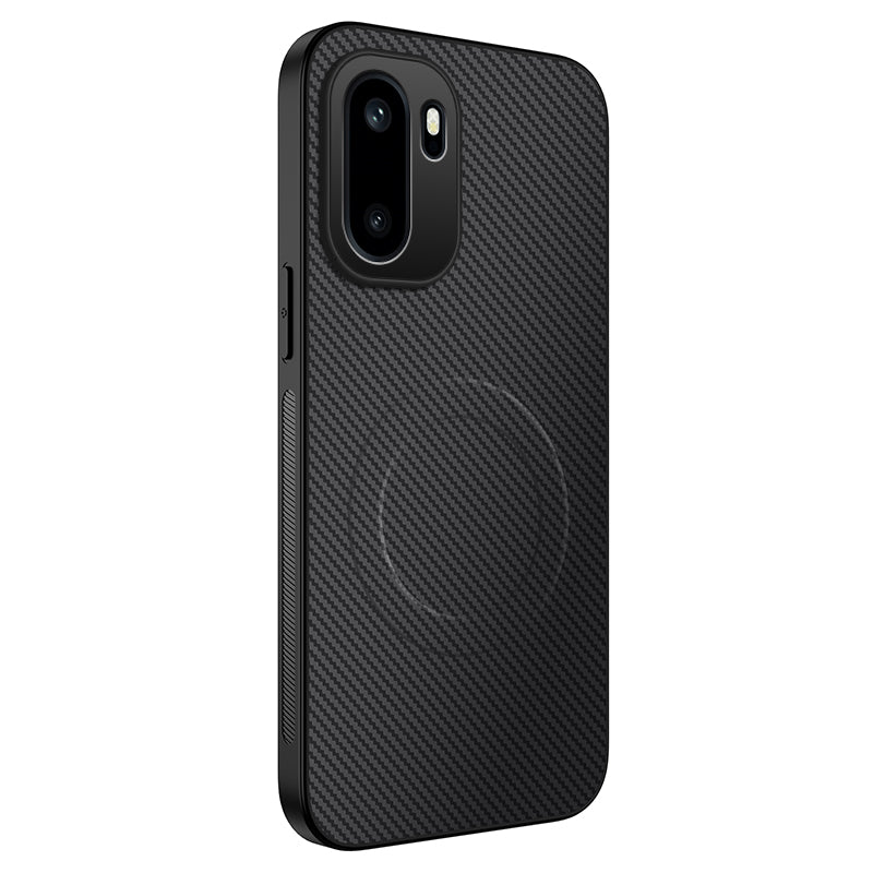 WANLONFENG For OnePlus Ace 6T 5G / OnePlus 15R 5G / OnePlus Ace 6 5G Magnetic Case  TQ Series Carbon Fiber Texture PC TPU Phone Cover