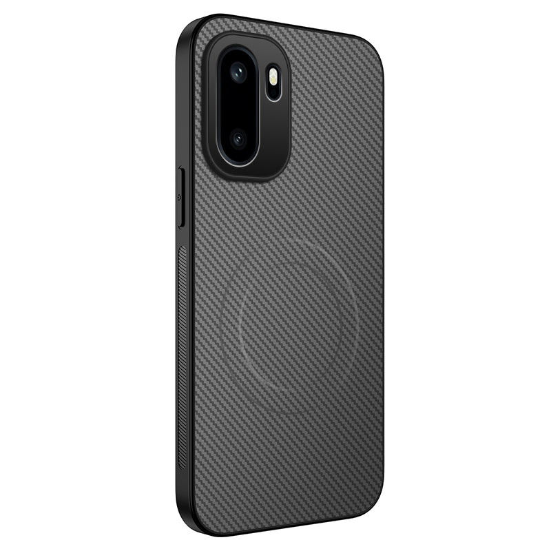 WANLONFENG For OnePlus Ace 6T 5G / OnePlus 15R 5G / OnePlus Ace 6 5G Magnetic Case  TQ Series Carbon Fiber Texture PC TPU Phone Cover