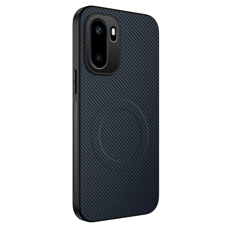 WANLONFENG For OnePlus Ace 6T 5G / OnePlus 15R 5G / OnePlus Ace 6 5G Magnetic Case  TQ Series Carbon Fiber Texture PC TPU Phone Cover