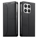 For Xiaomi 17 Wallet Stand Case Line Splicing TPU PU Leather Phone Cover