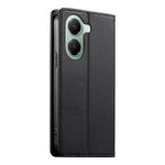 For Xiaomi Poco X7 Pro 5G  /  Redmi Turbo 4 5G Wallet Stand Case Line Splicing TPU PU Leather Phone Cover