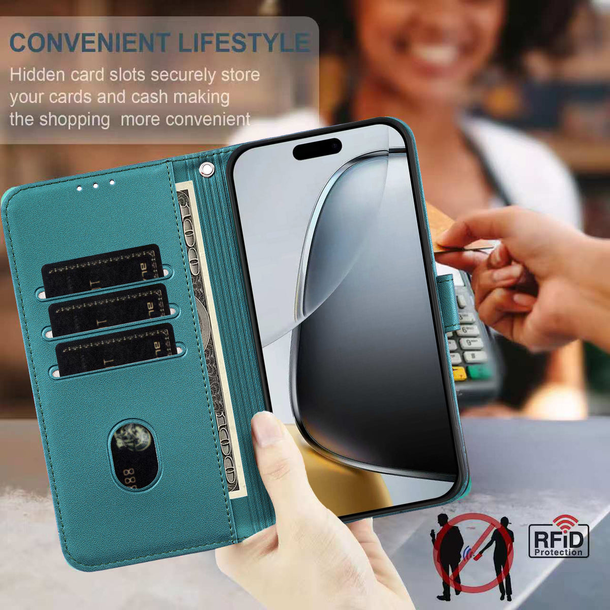 For Xiaomi Redmi Note 15 4G (Global) / Xiaomi Poco M8 5G / Xiaomi Redmi Note 15 5G (Global) Case RFID Blocking Wallet Stand Imprinted Cat Pattern Leather Flip Phone Cover with Wrist Strap
