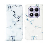 Xiaomi Redmi Note 15 5G (Global) / Xiaomi Poco M8 5G / Xiaomi Redmi Note 15 4G (Global) stativskal, marmormalet folio-flip-pung-etui i læder