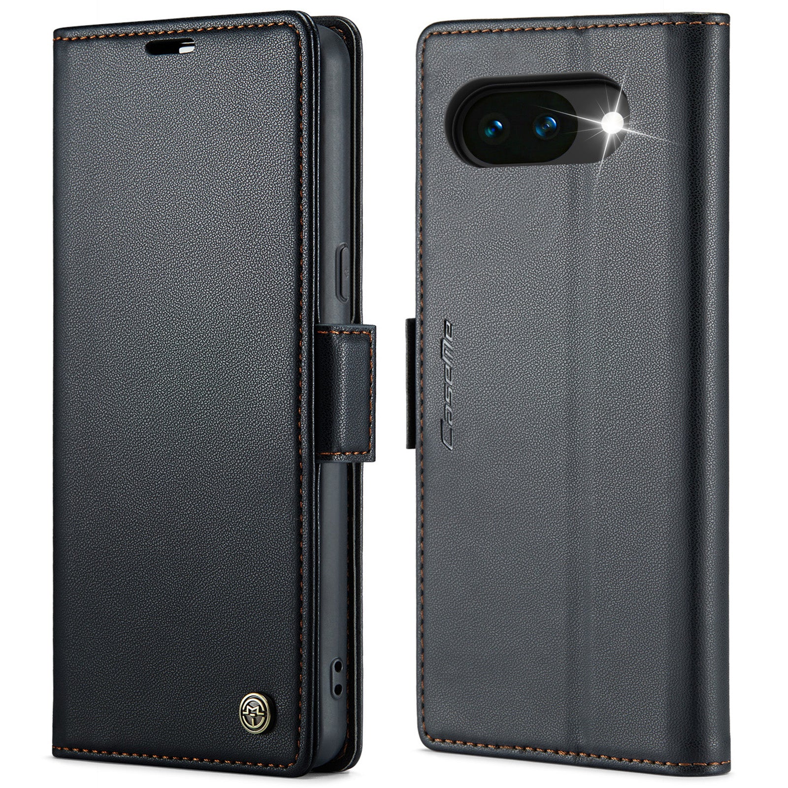 CASEME 023 Google Pixel 10a Plånboksfodral RFID - Svart