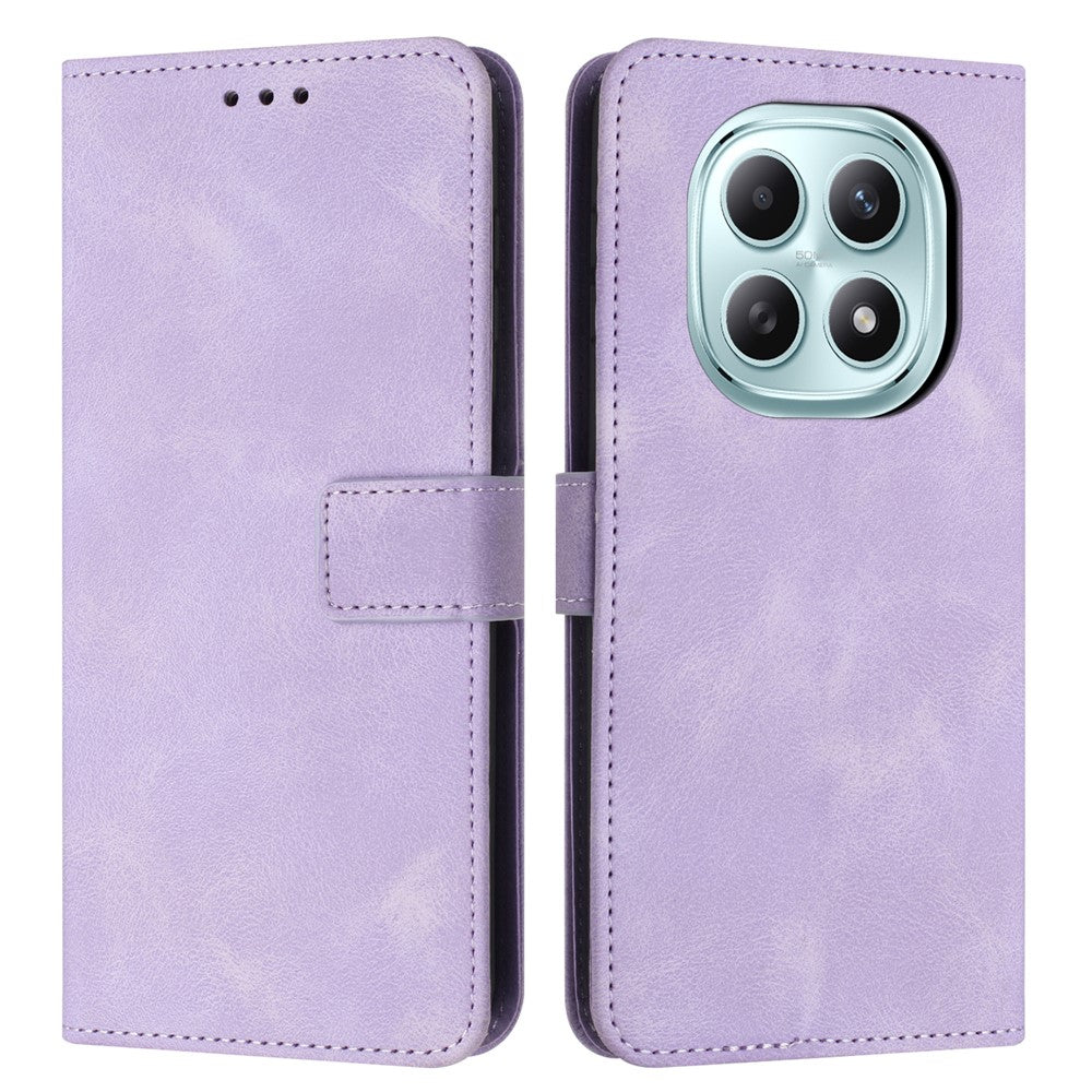 For Xiaomi Redmi Note 15 4G (Global) Case Solid Color Leather Wallet Protective Phone Cover
