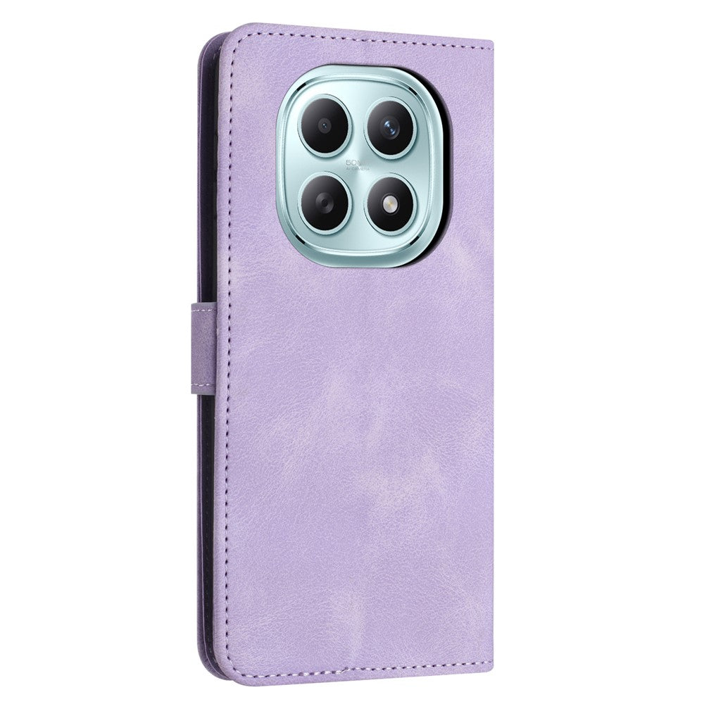 For Xiaomi Redmi Note 15 4G (Global) Case Solid Color Leather Wallet Protective Phone Cover