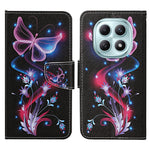 For Xiaomi Redmi Note 15 4G (Global) Case Pattern Printing Protective Leather Folio Phone Cover with Wrist Strap