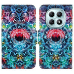 For Xiaomi Redmi Note 15 4G (Global) Case Pattern Printing Protective Leather Folio Phone Cover with Wrist Strap