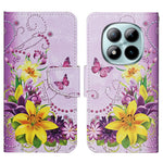 For Xiaomi Redmi Note 15 Pro 4G (Global) Case Pattern Printing Protective Leather Folio Phone Cover with Wrist Strap