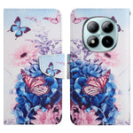 For Xiaomi Redmi Note 15 Pro 4G (Global) Case Pattern Printing Protective Leather Folio Phone Cover with Wrist Strap
