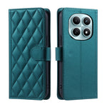 PU Leather Case for Xiaomi Redmi Note 15 5G (Global) / 15 4G (Global) / Poco M8 5G Wallet Rhombus Grid Phone Cover with Shoulder Strap  /  Wrist Strap