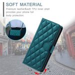 PU Leather Case for Xiaomi Redmi Note 15 5G (Global) / 15 4G (Global) / Poco M8 5G Wallet Rhombus Grid Phone Cover with Shoulder Strap  /  Wrist Strap