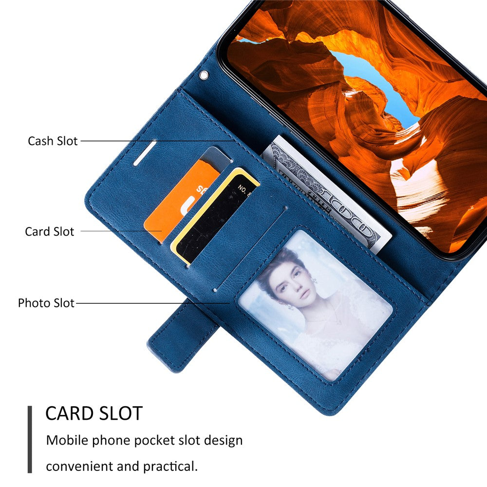 PU Leather Case for Xiaomi Redmi Note 15 5G (Global) / 15 4G (Global) / Poco M8 5G Imprinted Lines Splicing Wallet Phone Cover