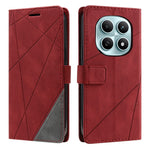 PU Leather Case for Xiaomi Redmi Note 15 5G (Global) / 15 4G (Global) / Poco M8 5G Imprinted Lines Splicing Wallet Phone Cover