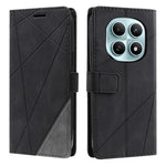 PU Leather Case for Xiaomi Redmi Note 15 5G (Global) / 15 4G (Global) / Poco M8 5G Imprinted Lines Splicing Wallet Phone Cover