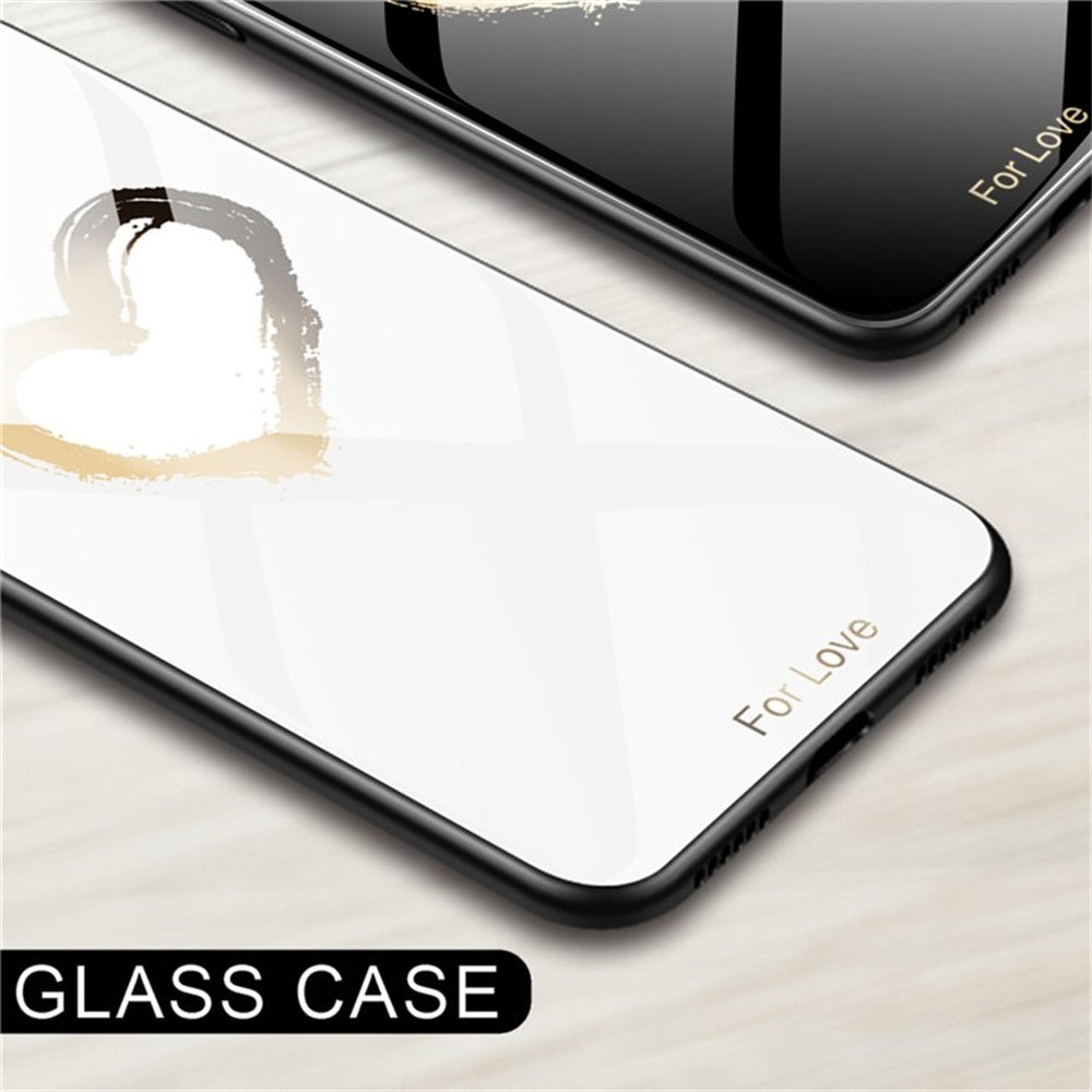 Samsung Galaxy A18 5G / A18 4G / A17 5G / A17 4G Skal Härdat Glas + PC + TPU mobilskydd Mönstertryck