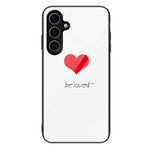 Samsung Galaxy A18 5G / A18 4G / A17 5G / A17 4G Skal Härdat Glas + PC + TPU mobilskydd Mönstertryck