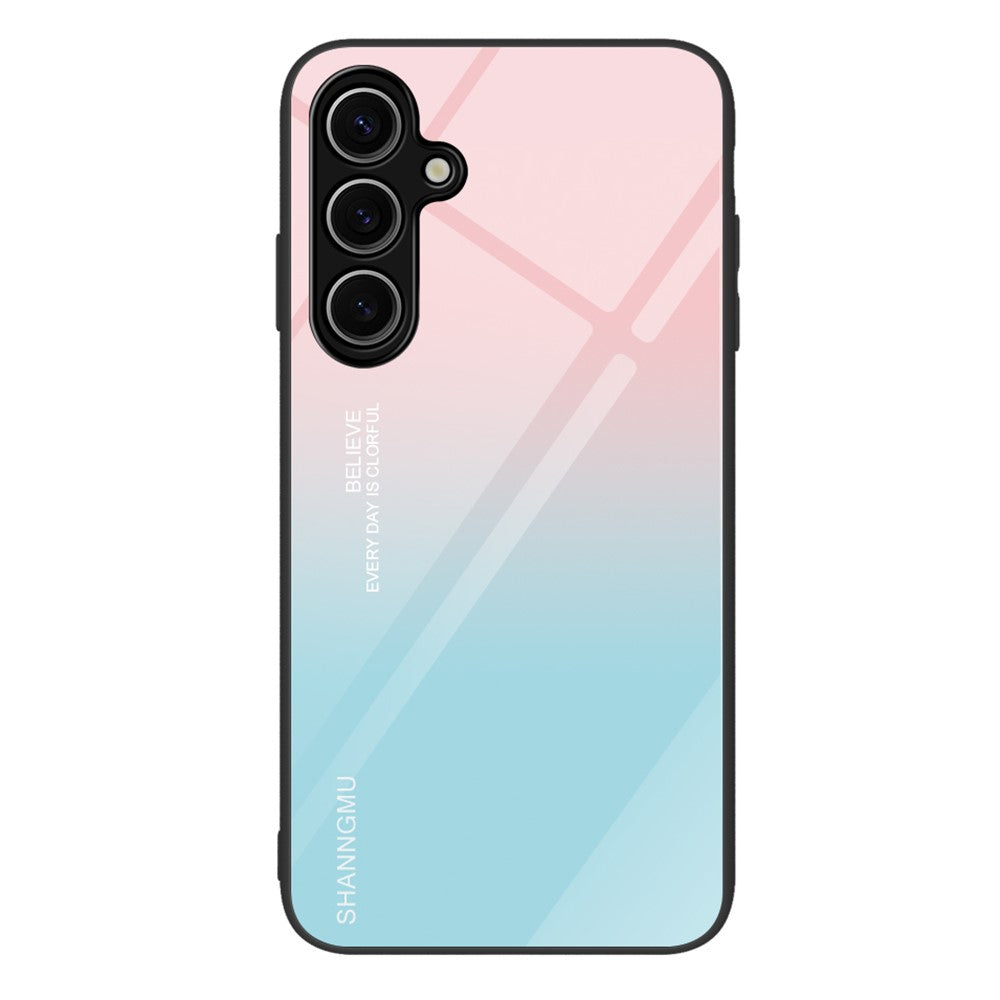Samsung Galaxy A18 5G / A18 4G / A17 5G / A17 4G Skal Härdat Glas + PC + TPU mobilskydd Mönstertryck