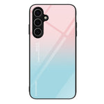 Samsung Galaxy A18 5G / A18 4G / A17 5G / A17 4G Skal Härdat Glas + PC + TPU mobilskydd Mönstertryck