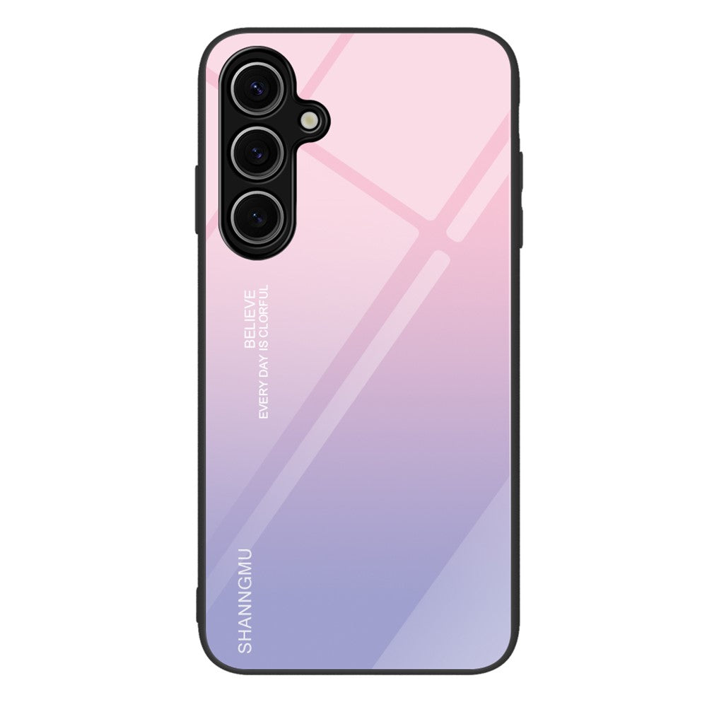 Samsung Galaxy A18 5G / A18 4G / A17 5G / A17 4G Skal Härdat Glas + PC + TPU mobilskydd Mönstertryck