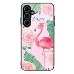 Samsung Galaxy A18 5G / A18 4G / A17 5G / A17 4G Skal Härdat Glas + PC + TPU mobilskydd Mönstertryck