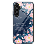 Samsung Galaxy A18 5G / A18 4G / A17 5G / A17 4G Skal Härdat Glas + PC + TPU mobilskydd Mönstertryck