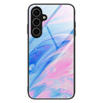 For Samsung Galaxy A18 5G / A18 4G / A17 5G / A17 4G Case Marble Pattern Tempered Glass + PC + TPU Phone Cover
