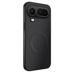 WANLONFENG For Honor Magic8 Pro Air 5G Magnetic Case  TQ Series Carbon Fiber Texture PC TPU Phone Cover
