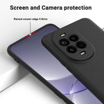 Huawei Nova 15 5G Flytande Silikonskal mobil Baksida med Handrem
